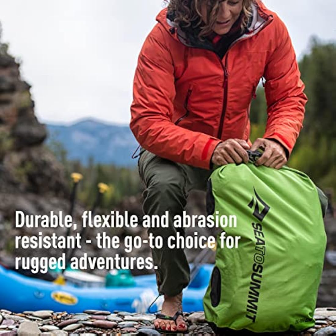 Sea to Summit Big River Dry Bag – 8L Waterproof Storage Bag, Yellow