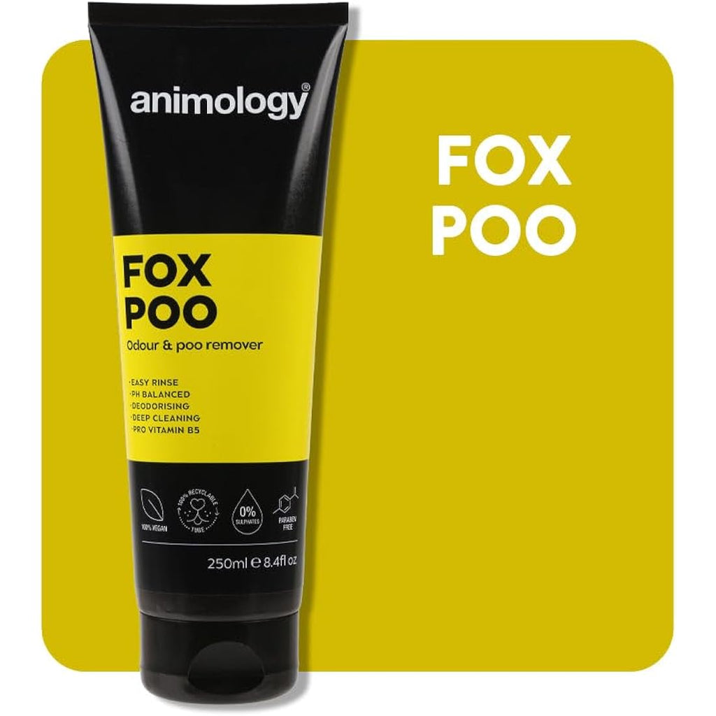 Animology Fox Poo Dog Shampoo – Deodorising Vegan Deep Cleaner 250ml
