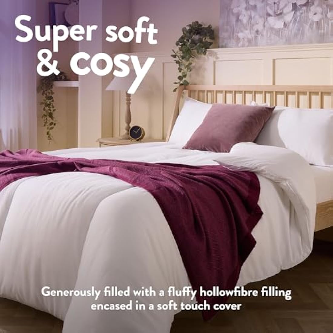Slumberdown King Size Duvet | 10.5 Tog Ultra Soft All-Season Quilt