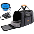 Morpilot Airline Approved Pet Carrier – Breathable Cat & Dog Travel Bag