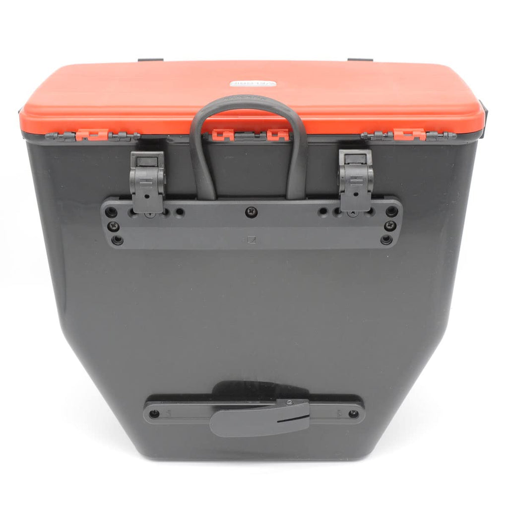 Velobin Lockable Waterproof Bicycle Pannier Bag - 17.5L Red Recycled
