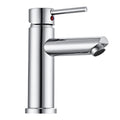 Hapilife Modern Basin Mixer Tap | Chrome Stainless Steel Sink Faucet