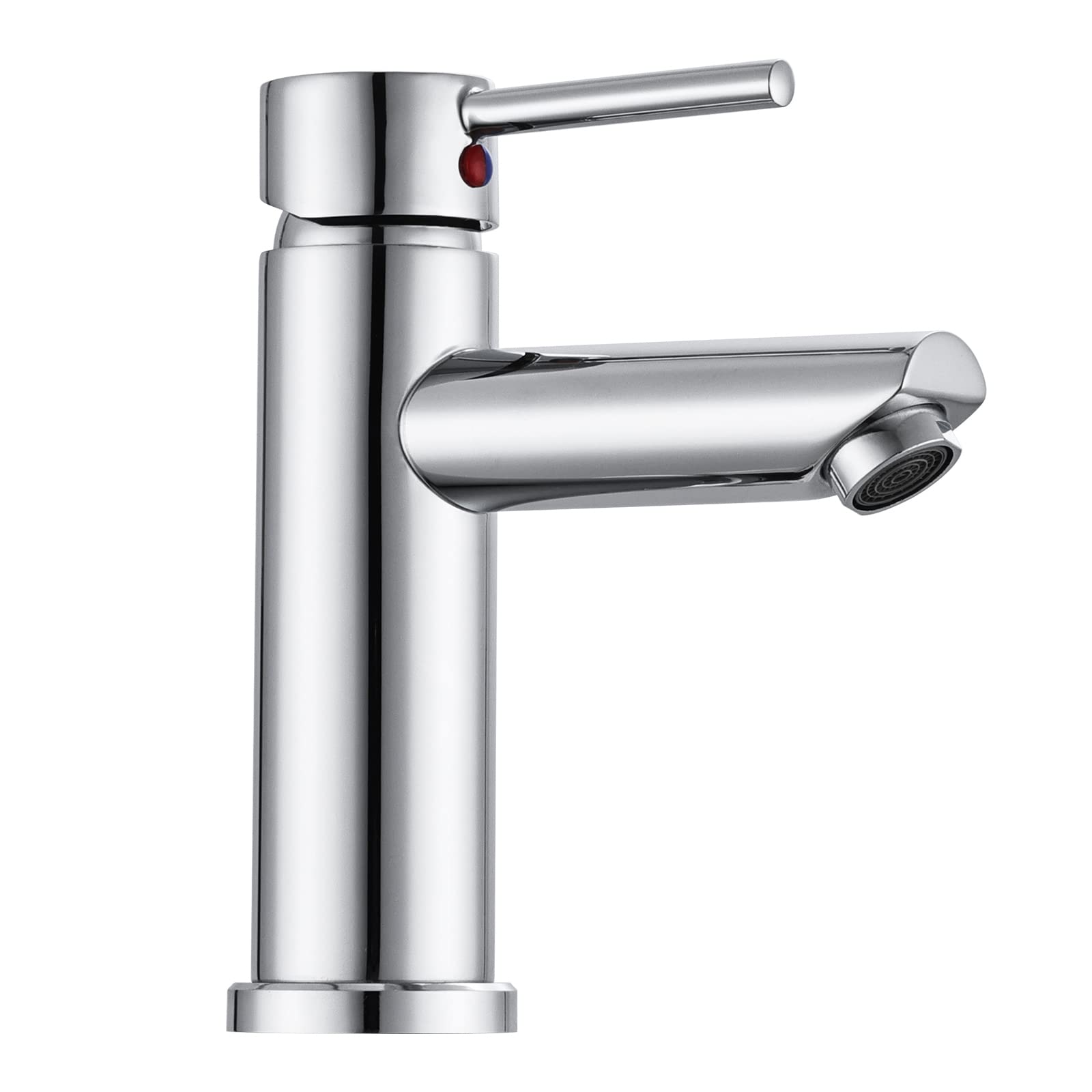 Hapilife Modern Basin Mixer Tap | Chrome Stainless Steel Sink Faucet