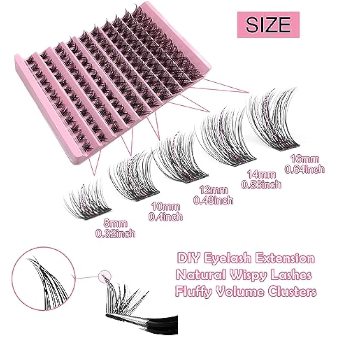 Lash Clusters | 120Pcs DIY Individual D Curl Eyelashes