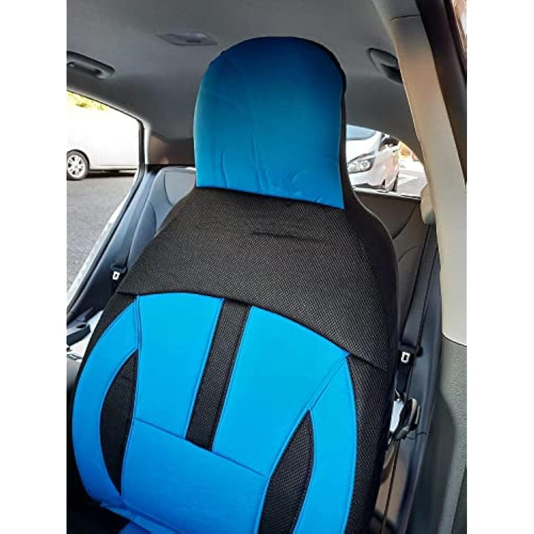 Citroen C3 Seat Covers (2018) | Blue & Black Jacquard Full Set