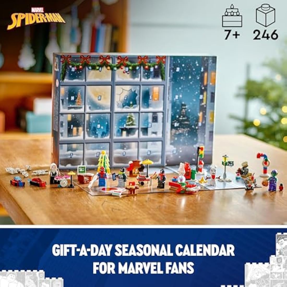 LEGO Marvel Spider-Man 2024 Advent Calendar | 24 Super Hero Toys