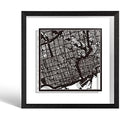 Toronto Paper Cut Map Wall Art – Jolof Store Framed 9x9 Paper Art
