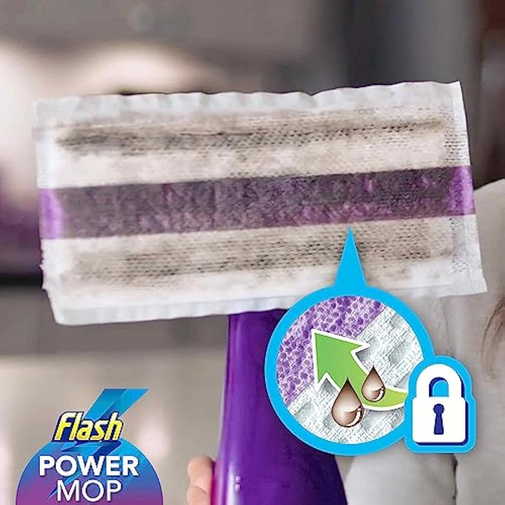 Flash Powermop Starter Kit | All-in-One Dual Spray Mop for Hard Floors