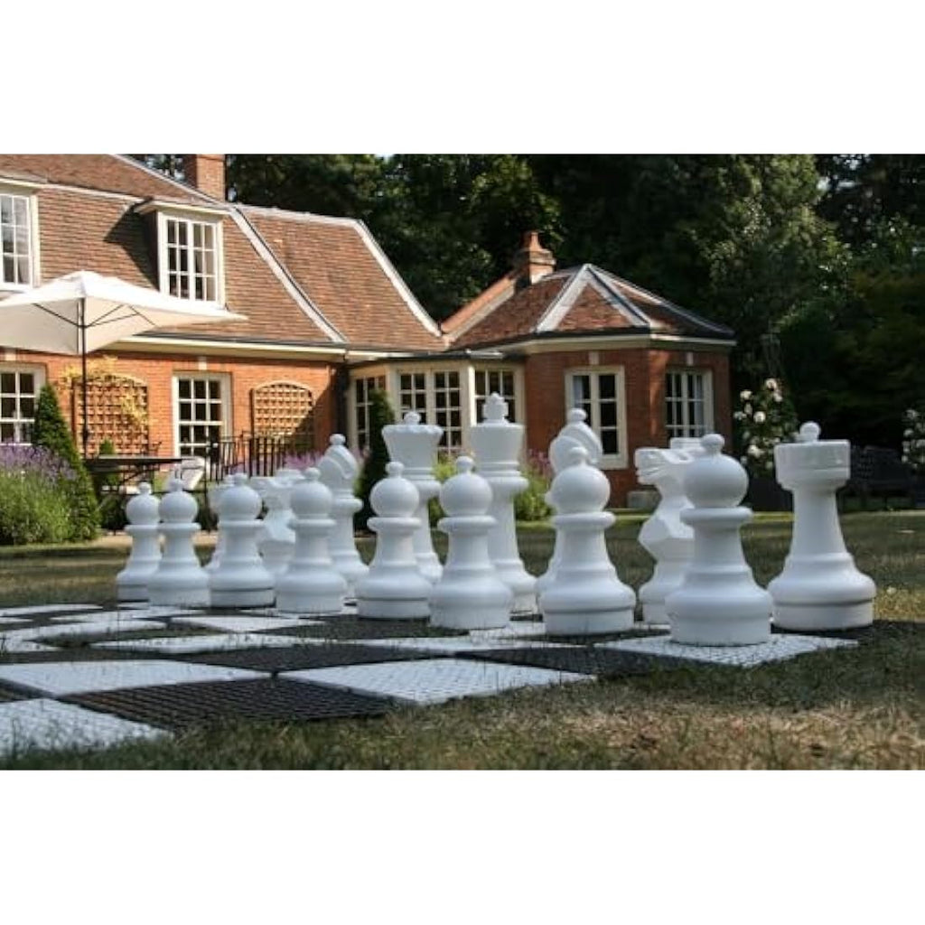 Uber Games Garden Chess Set – 30cm All-Weather Outdoor Family Game