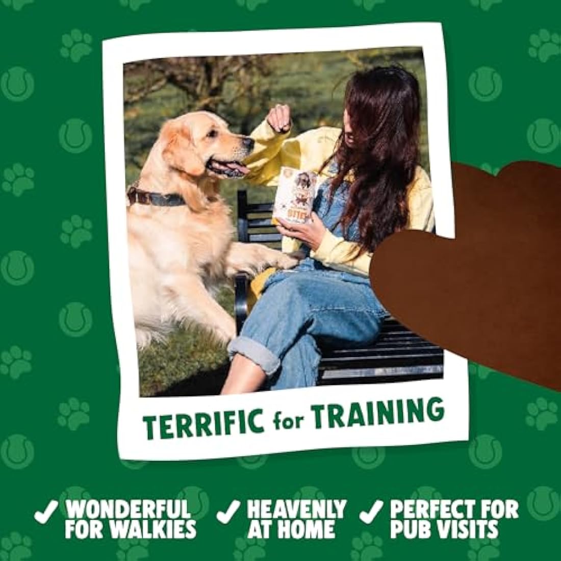 Denzel's Vegan Dog Training Treats | Peanut Butter & Banana | 10x100g