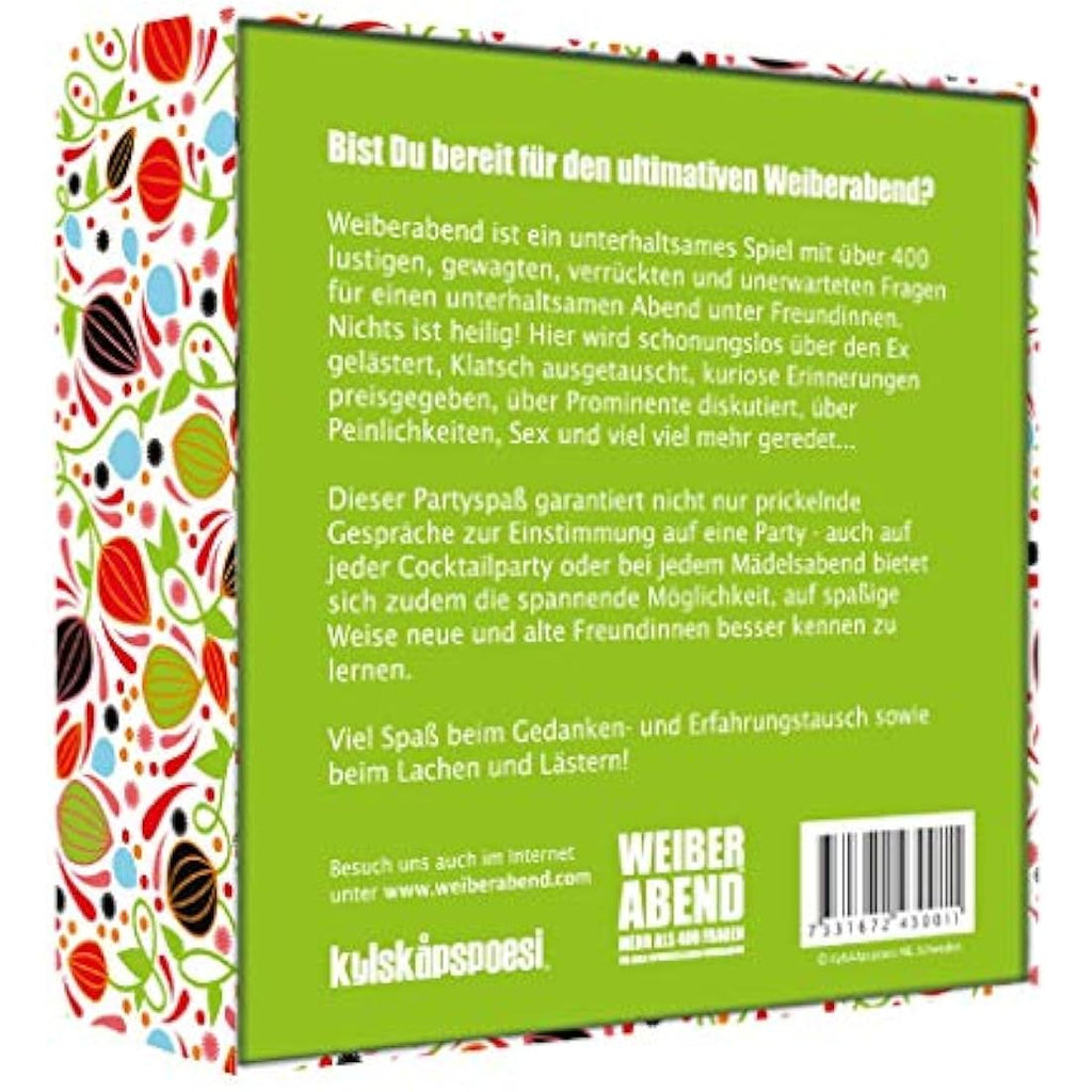 Kylskapspoesi Women's Evening XL Magnetic Poetry Word Game – Multi-Coloured