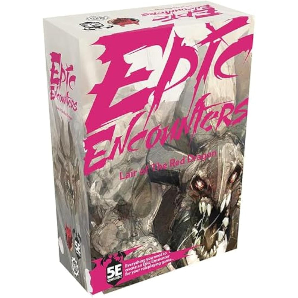 Epic Encounters: Lair of the Red Dragon 5E RPG Set with Boss Miniature