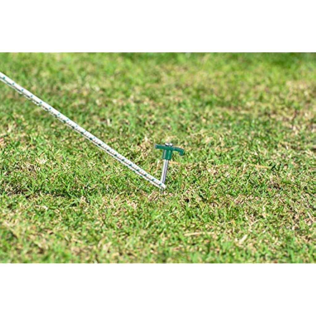 Balinco 48x Anti-Rust Ground Anchors – 25cm Galvanised Steel Pegs