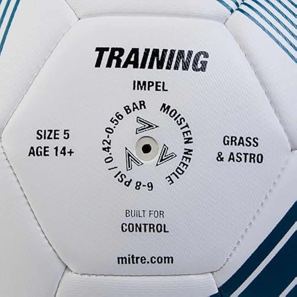 Mitre Impel L30P Training Football - Durable 30-Panel Soccer Ball