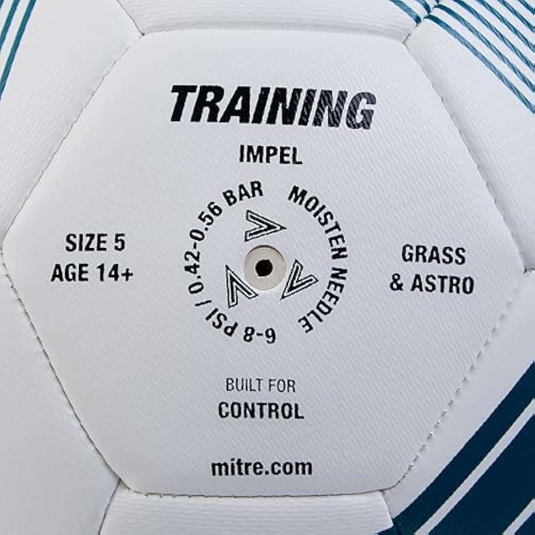 Mitre Impel L30P Training Football - Durable 30-Panel Soccer Ball