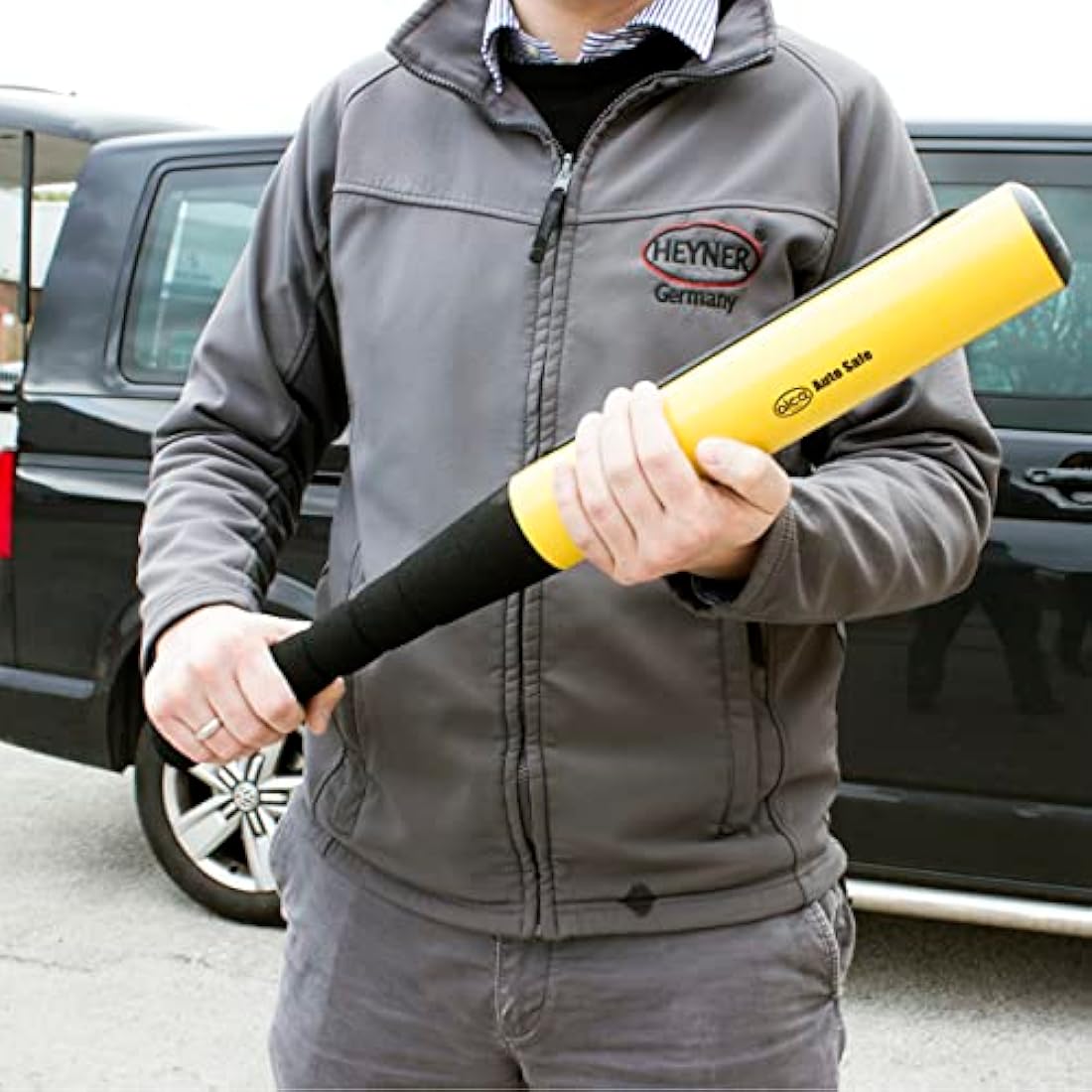 Alca Heavy Duty Steering Wheel Lock – Baseball Bat Security Clamp