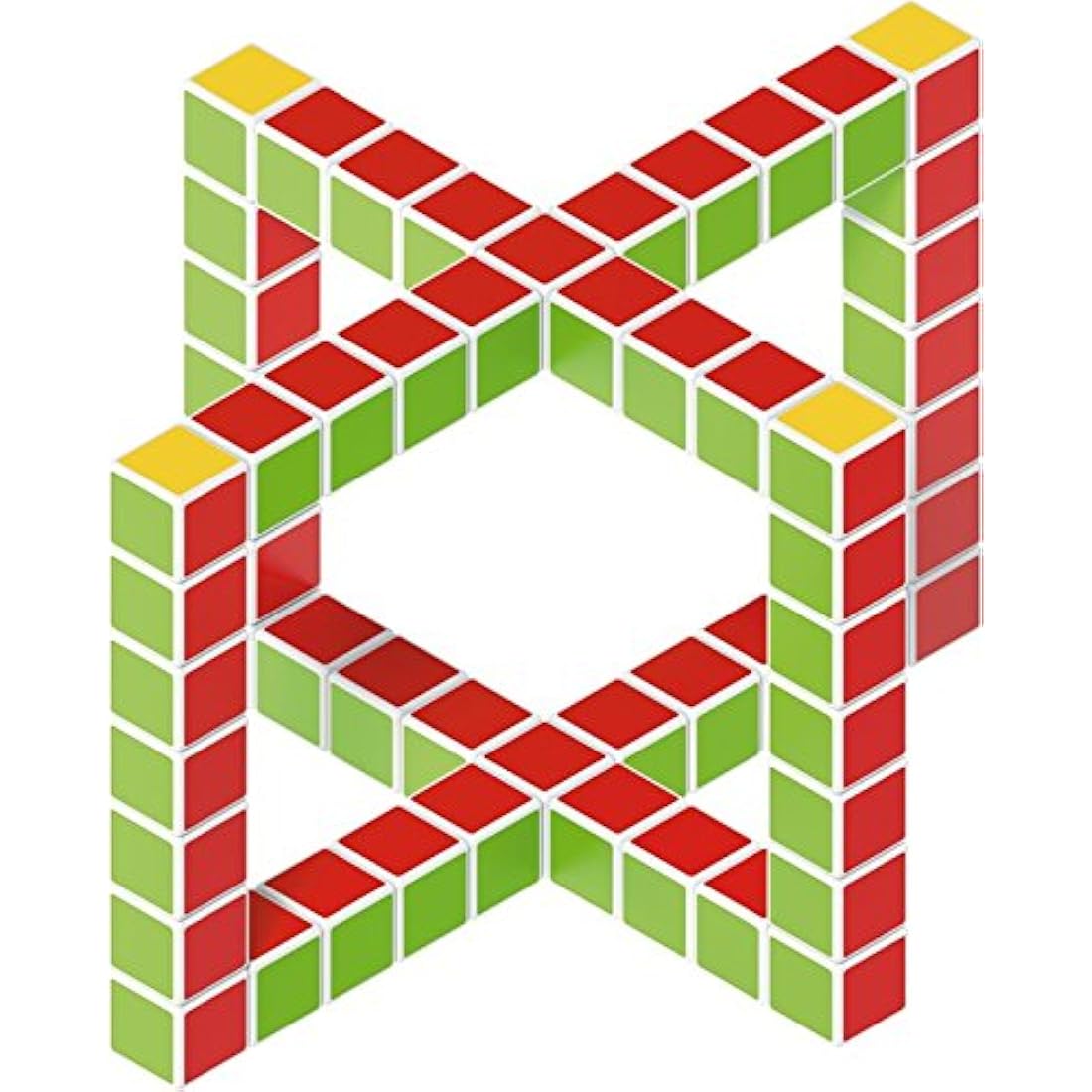 Geomag Magicube Magnetic Building Blocks - 64 Piece Multicoloured Set