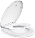 MUJIUSHI 2-in-1 Family Toilet Seat | Slow Close O-Shape Potty Training