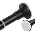 Matte Black Tension Shower Curtain Rod, 72–146cm Stainless Steel