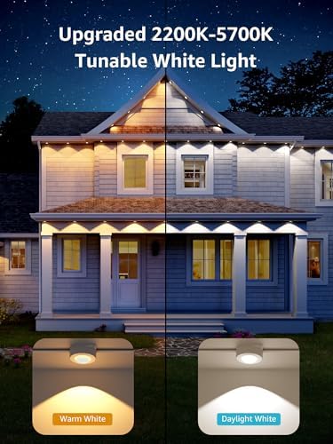 Lepro E1 Permanent Outdoor Lights | 30m Smart AI RGBW Eaves Lighting