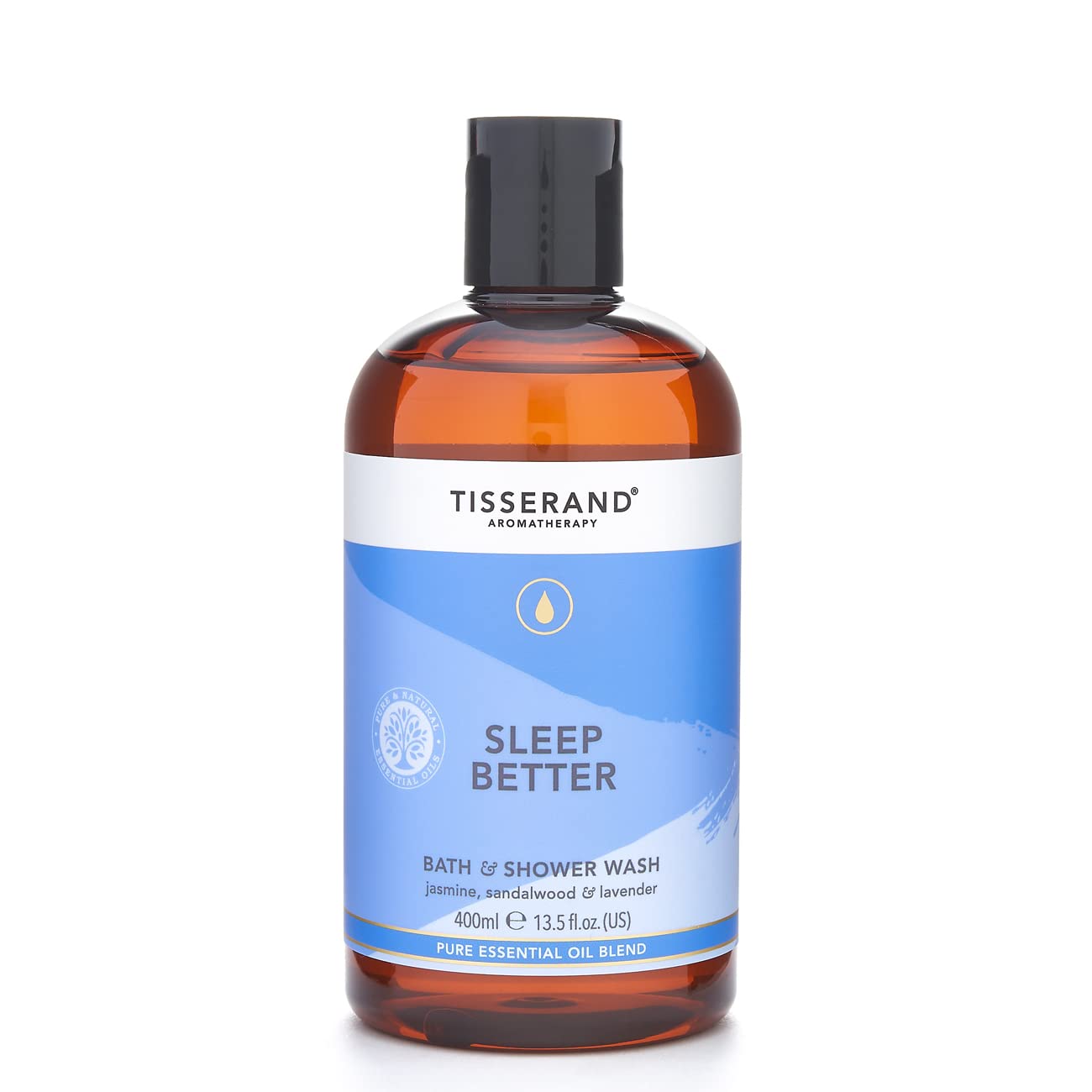 Tisserand Sleep Better Bath & Shower Wash | Lavender & Sandalwood | 400ml