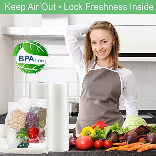 O2frepak 200 Count Vacuum Sealer Bags | 28x40cm BPA Free Food Storage