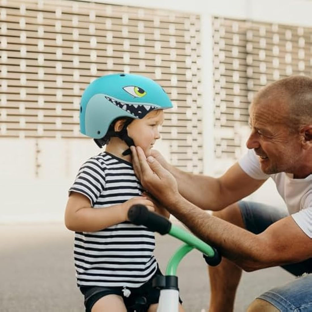 Jolof Store Kids Shark Bike Helmet | 7pc Protective Gear Set for Ages 2-5