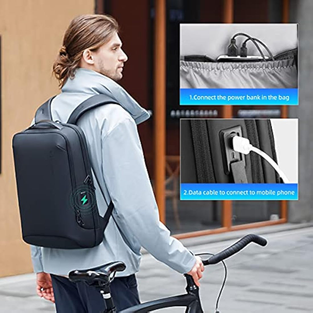 Mark Ryden Slim Hard Shell Laptop Backpack | 15.6 Inch Waterproof Business Bag