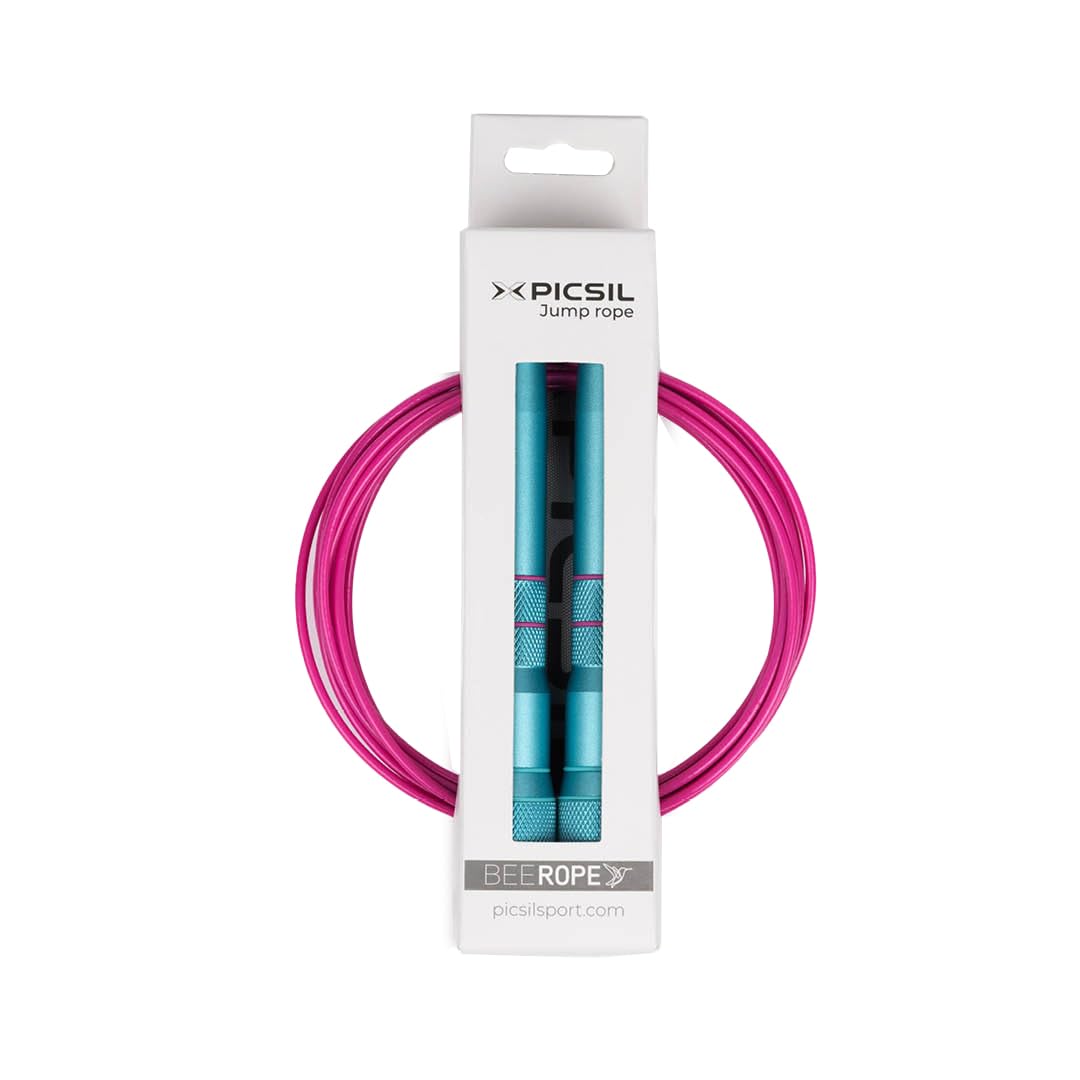 PICSIL BEE High Speed Skipping Rope – Aluminum Self-Adjusting Jump Rope