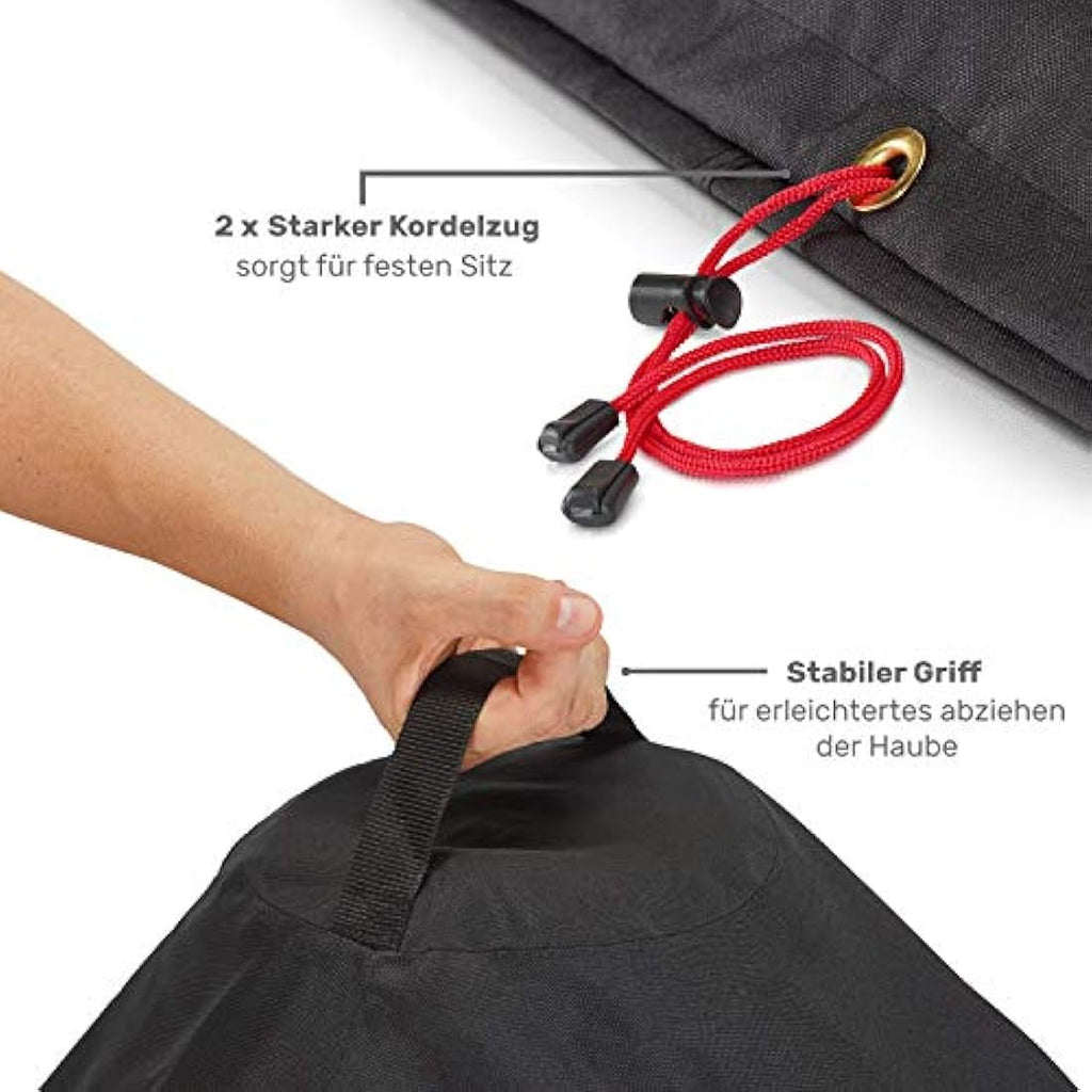 Bartstr Kettle BBQ Cover – 600D Heavy Duty Waterproof Grill Cover