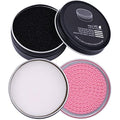 DUcare Makeup Brush Cleaner Set | Solid Soap & Color Removal Sponge