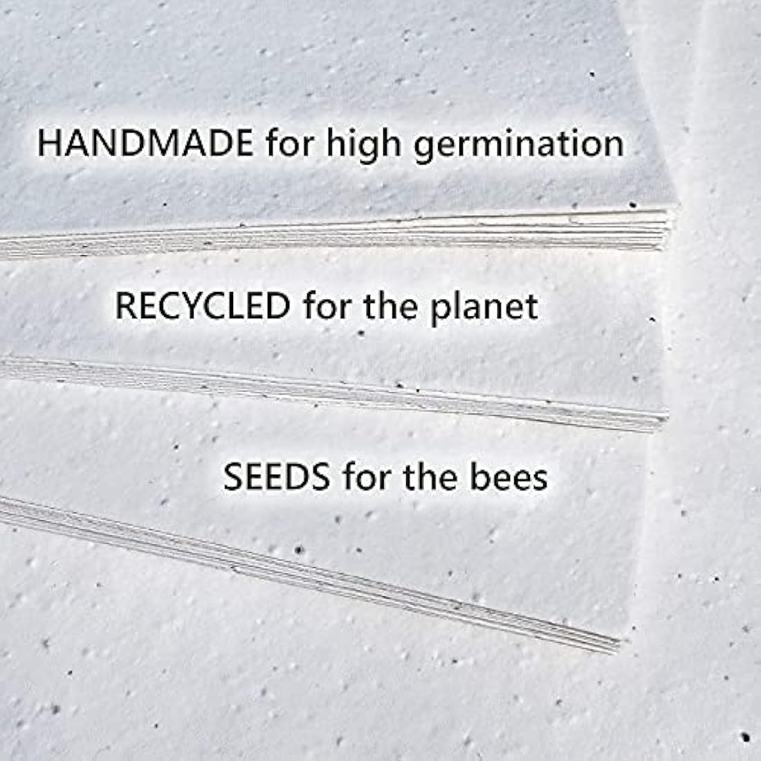 Jolof Store Plantable Seed Paper Thank You Cards - Handmade A7 Pack of 32