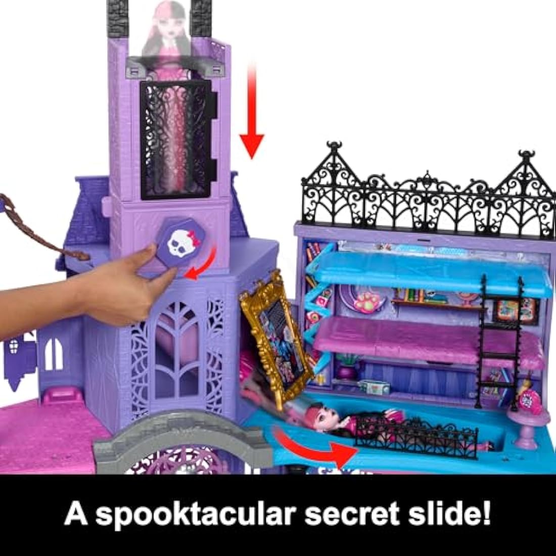 Monster High Haunted High School Playset - 35+ Piece Dollhouse