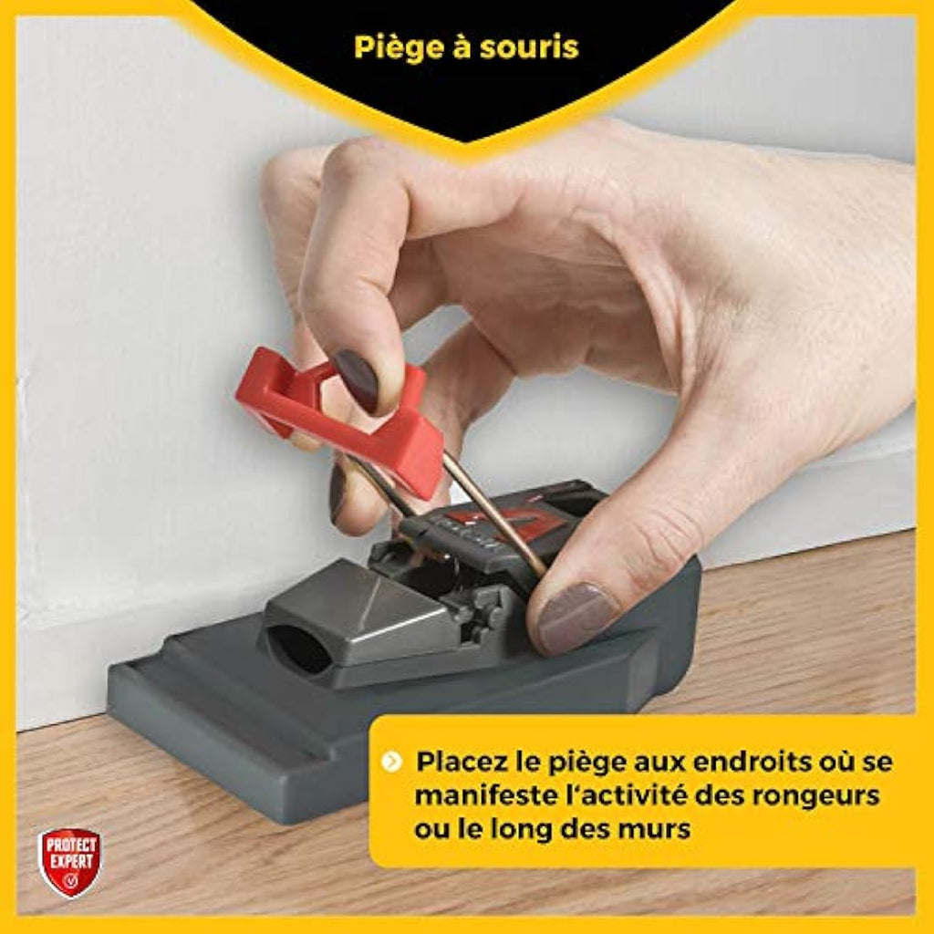 Protect Expert – Lot de 3 Tapettes à Souris en Plastique Réutilisables