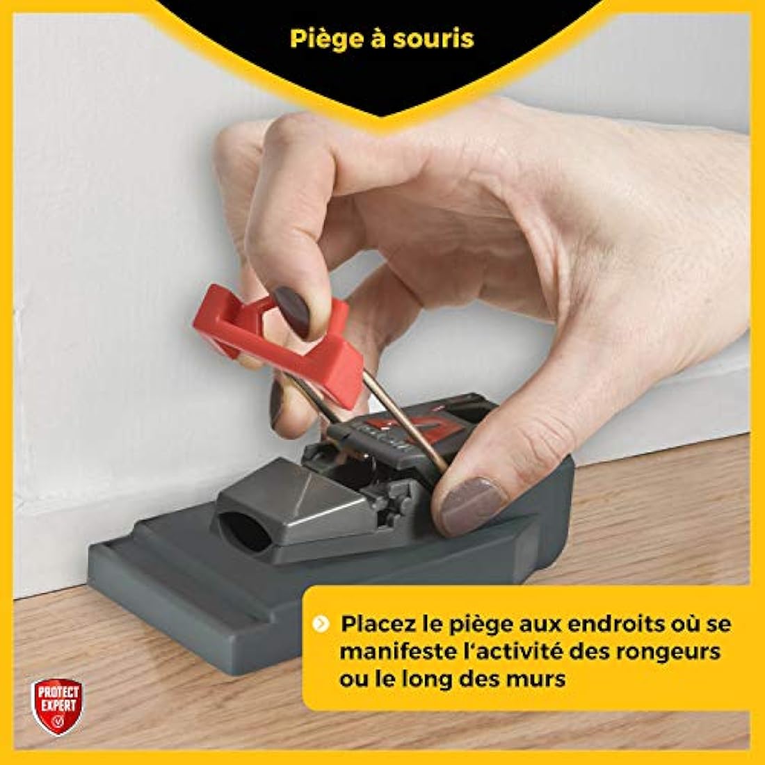 Protect Expert – Lot de 3 Tapettes à Souris en Plastique Réutilisables