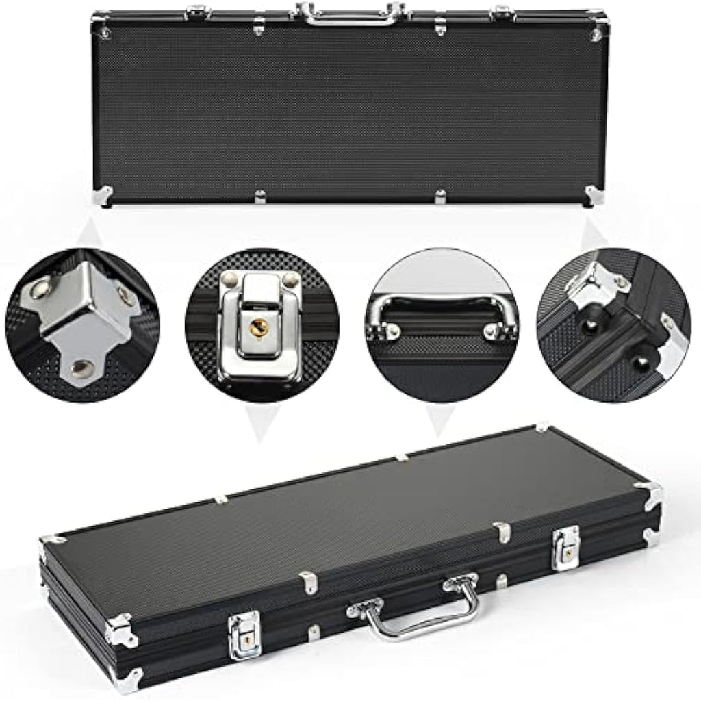 Display4top 500 Piece Poker Chips Set | Texas Holdem Aluminum Case