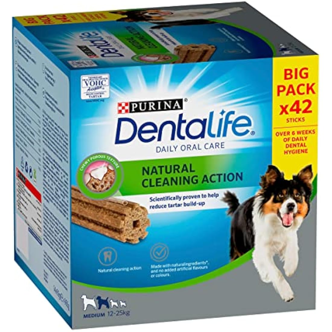 DENTALIFE Chicken Dental Dog Chews for Medium Dogs - 42 Sticks