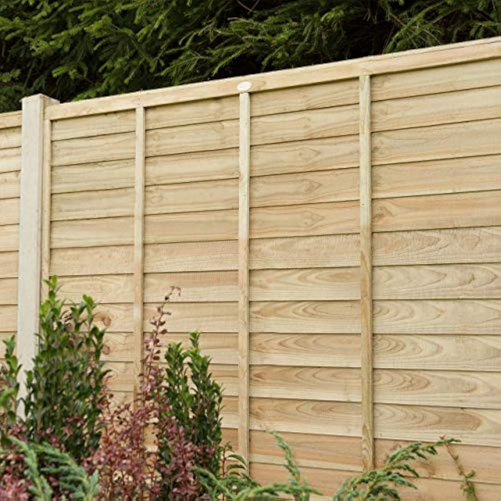 Forest Garden Pressure Treated Superlap Fence Panel 6x6 - Pack of 3
