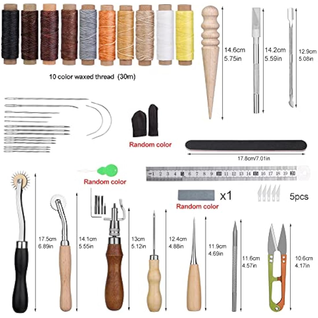 Jolof Store Leather Craft Kit – Professional Stitching and Sewing Tools