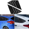 MARCHFA Rear Side Window Louvers for Ford Focus ST RS MK3 – Matte Black