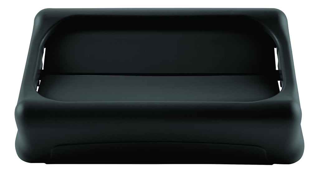 Rubbermaid Slim Jim Swing Lid – Black Commercial Waste Bin Cover