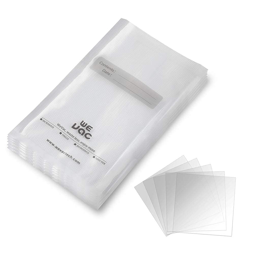 Wevac Vacuum Sealer Bags 20x30cm – 100 Count BPA Free Pre-Cut Bags
