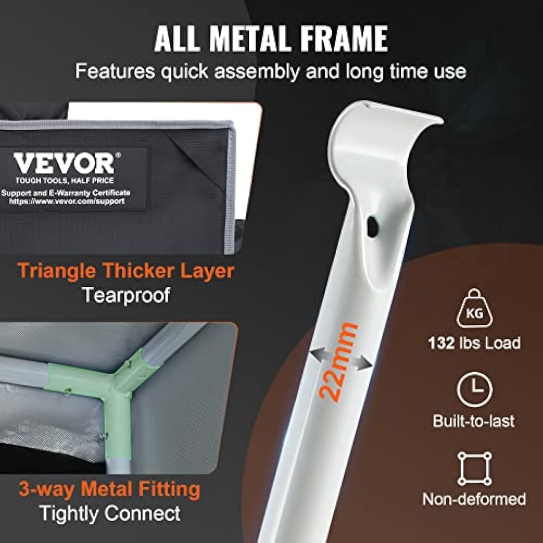 VEVOR 2x4 Grow Tent | 2000D Mylar Reflective Hydroponic Plant Tent