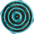 Outward Hound Slow Feeder Dog Bowl | Large Turquoise Fun Feeder
