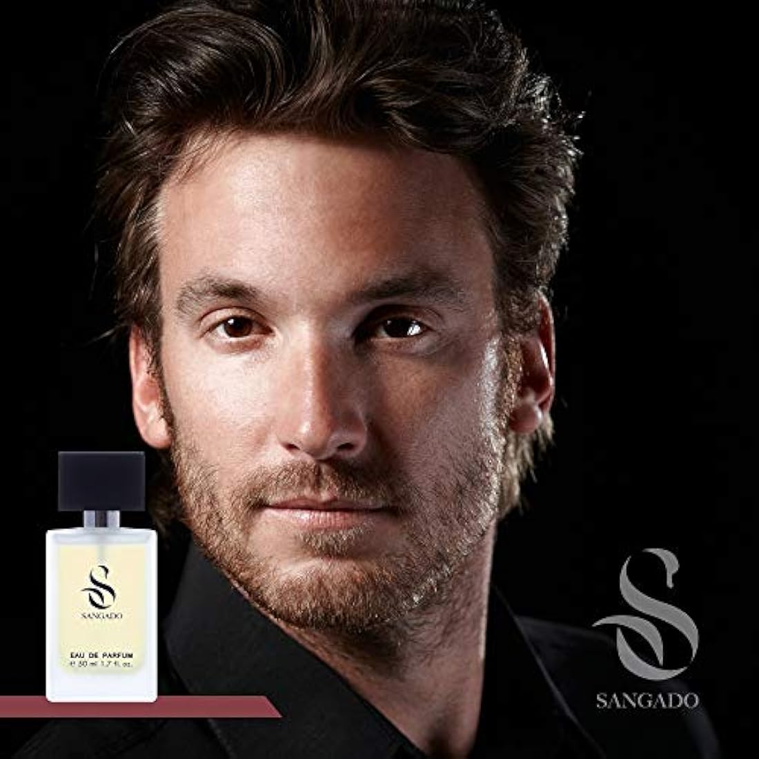 SANGADO Amour Men's Eau de Parfum | Oriental Woody Fragrance, 50ml