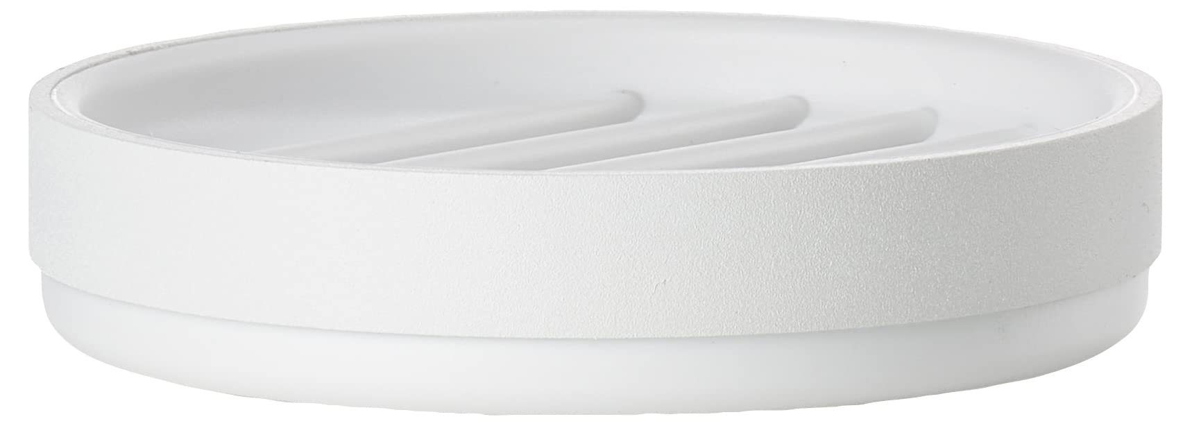 Zone Denmark Rim Soap Dish – Round White Minimalist Soap Holder