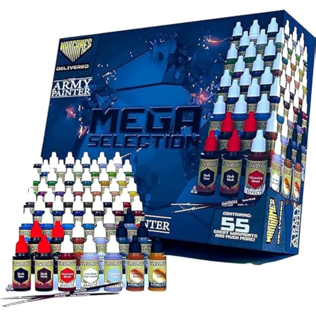 The Army Painter Mega Selection Miniature Paint Set - 55 Model Paints