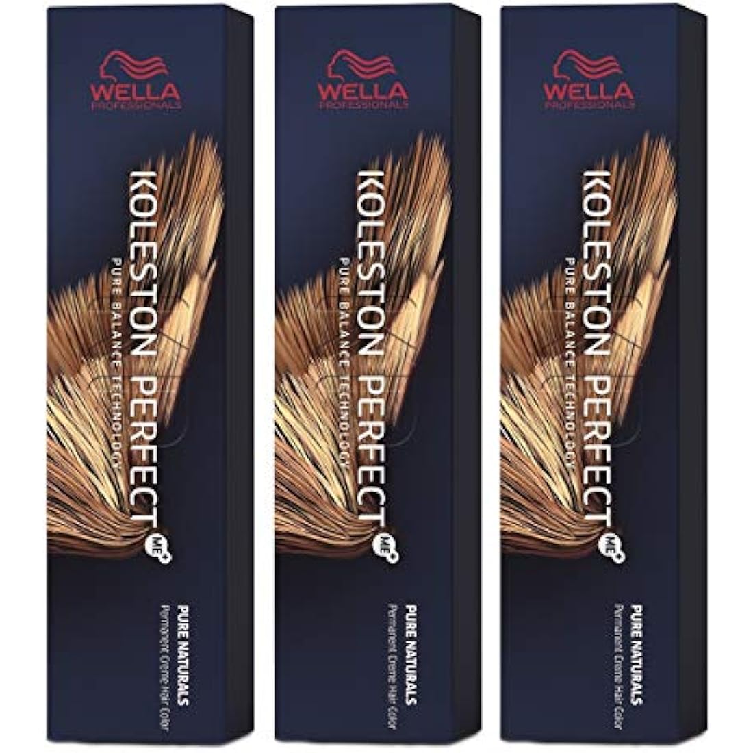 Wella Koleston Perfect Me+ 3/0 Dark Brown Permanent Hair Color - 3 Pack