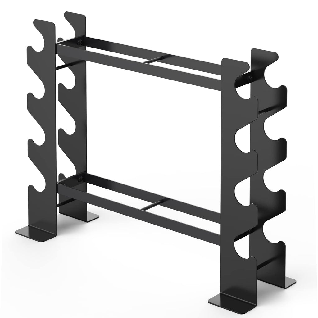 WINNOW Dumbbell Rack – 2-Tier Heavy Duty Steel Weight Storage Holder