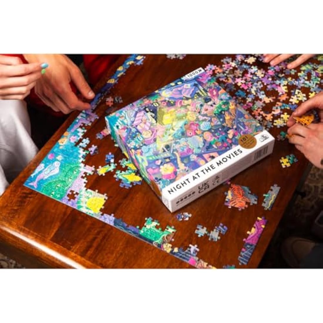 Movie Jigsaw Puzzle for Adults | 1000 Pieces & 101 Riddles